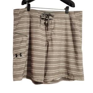 Under Armour Mens Storm Tide Chaser 9" Boardshorts Size 40 Striped Swim Trunks